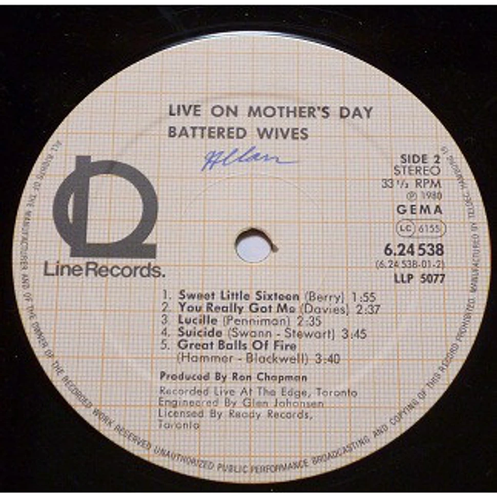 Battered Wives - Live On Mother's Day