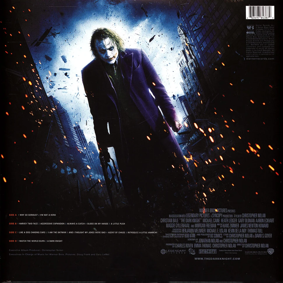 V.A. - OST The Dark Knight Neon Green & Violet Splatter Vinyl Edition