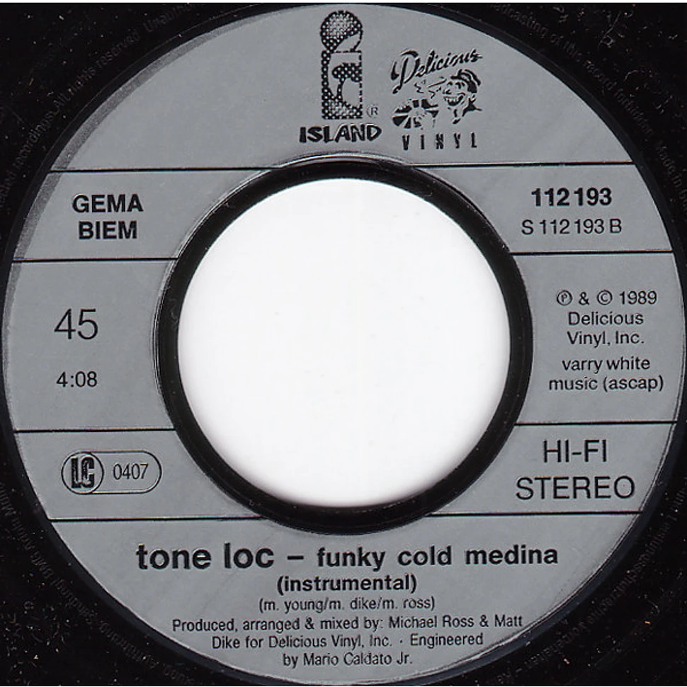 Tone Loc - Funky Cold Medina