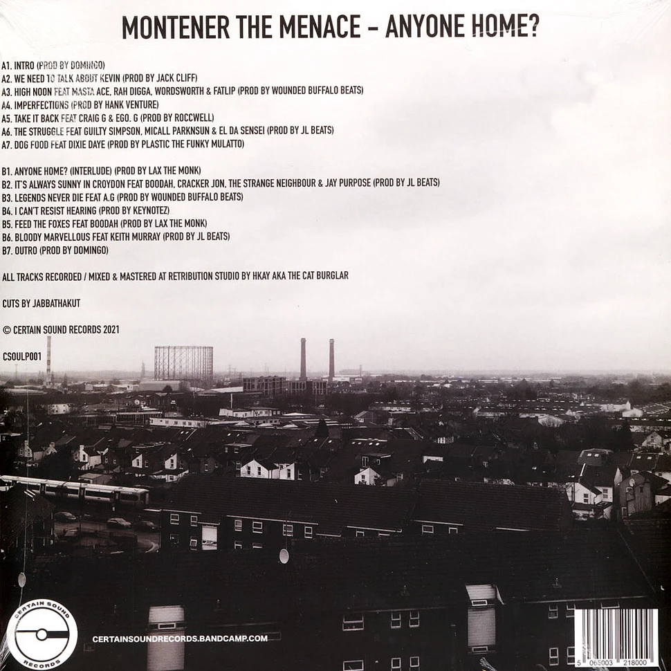 Montener The Menace - Anyone Home?