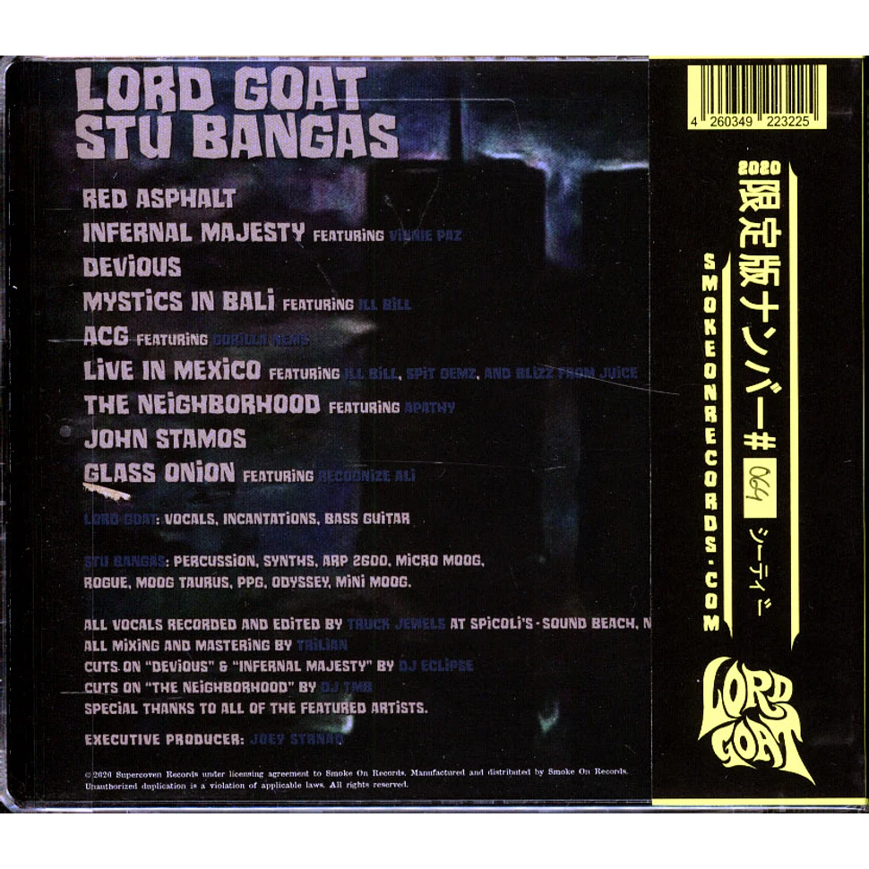Lord Goat & Stu Bangas - Final Expenses Yellow Cover Edition