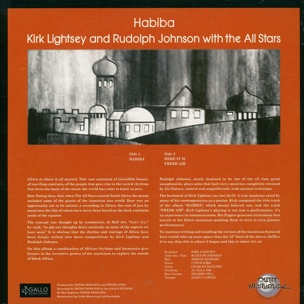 Kirk Lightsey & Rudolph Johnson - Habiba