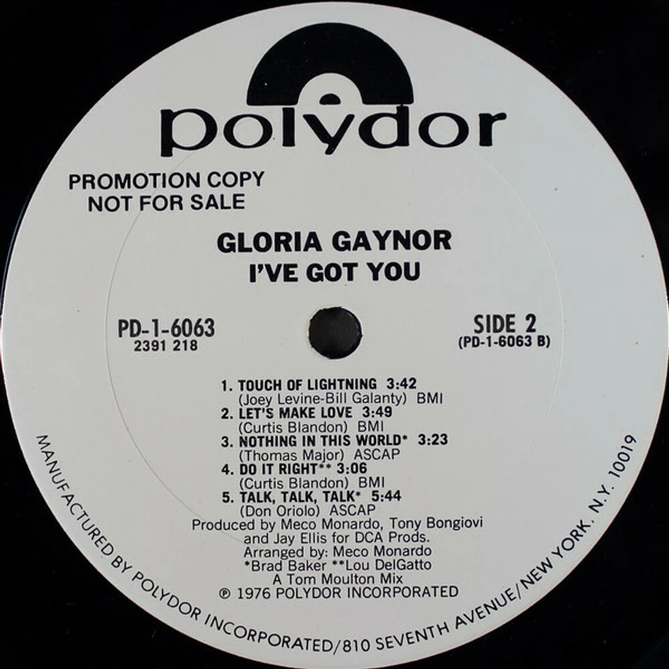 Gloria Gaynor - I've Got You
