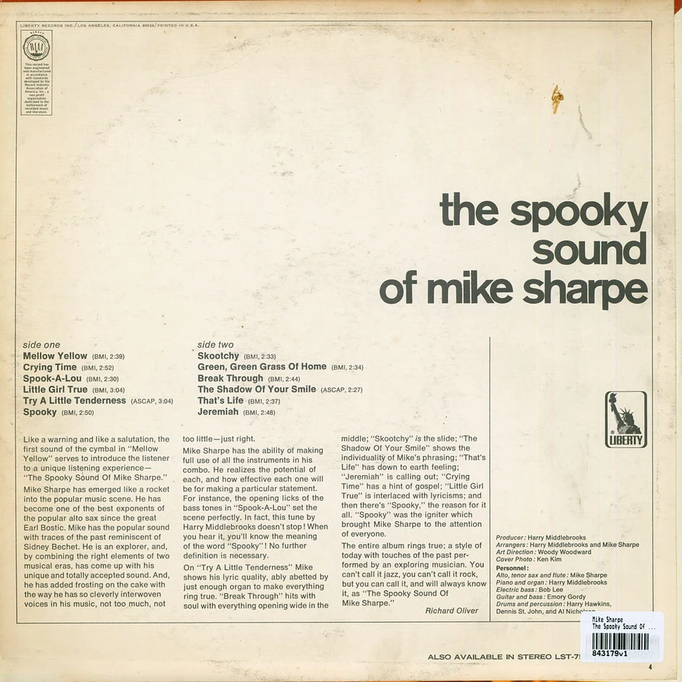 Mike Sharpe - The Spooky Sound Of Mike Sharpe