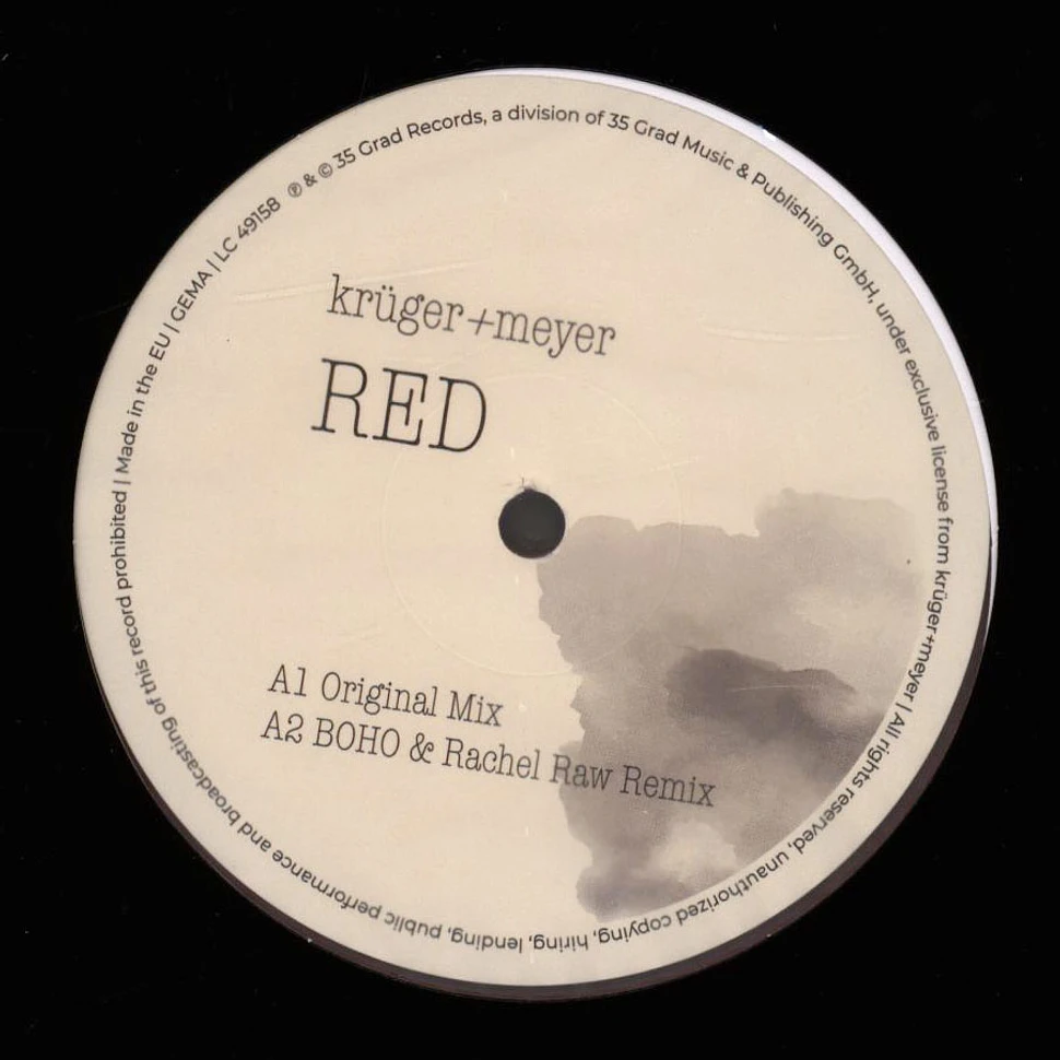 Krüger & Meyer - Red EP Coloured Vinyl