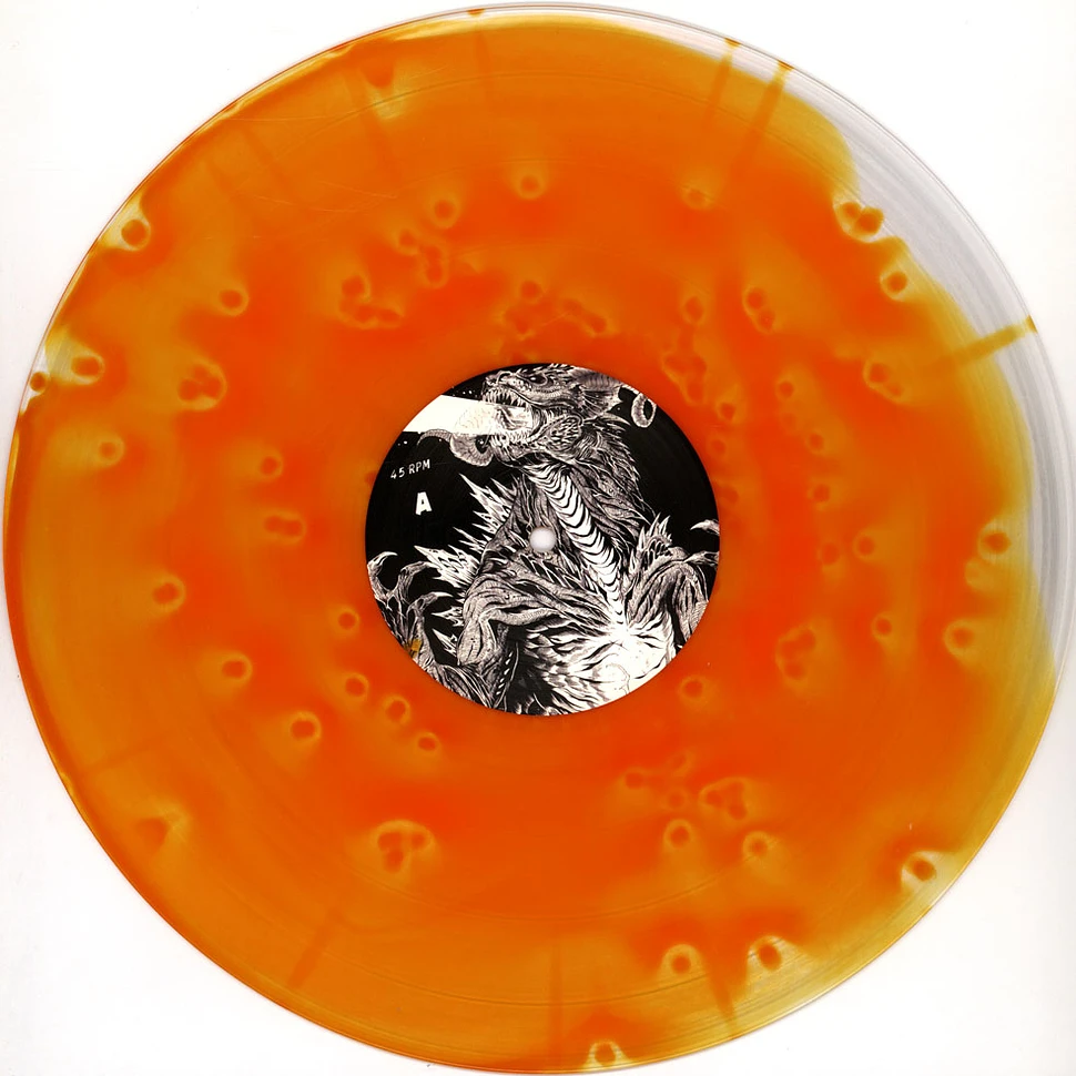 Oxygen Destroyer - Sinister Monstrosities Spawned By The Unfathomable Ignorance Of Humankind Atomic Flame Orange Vinyl Edition