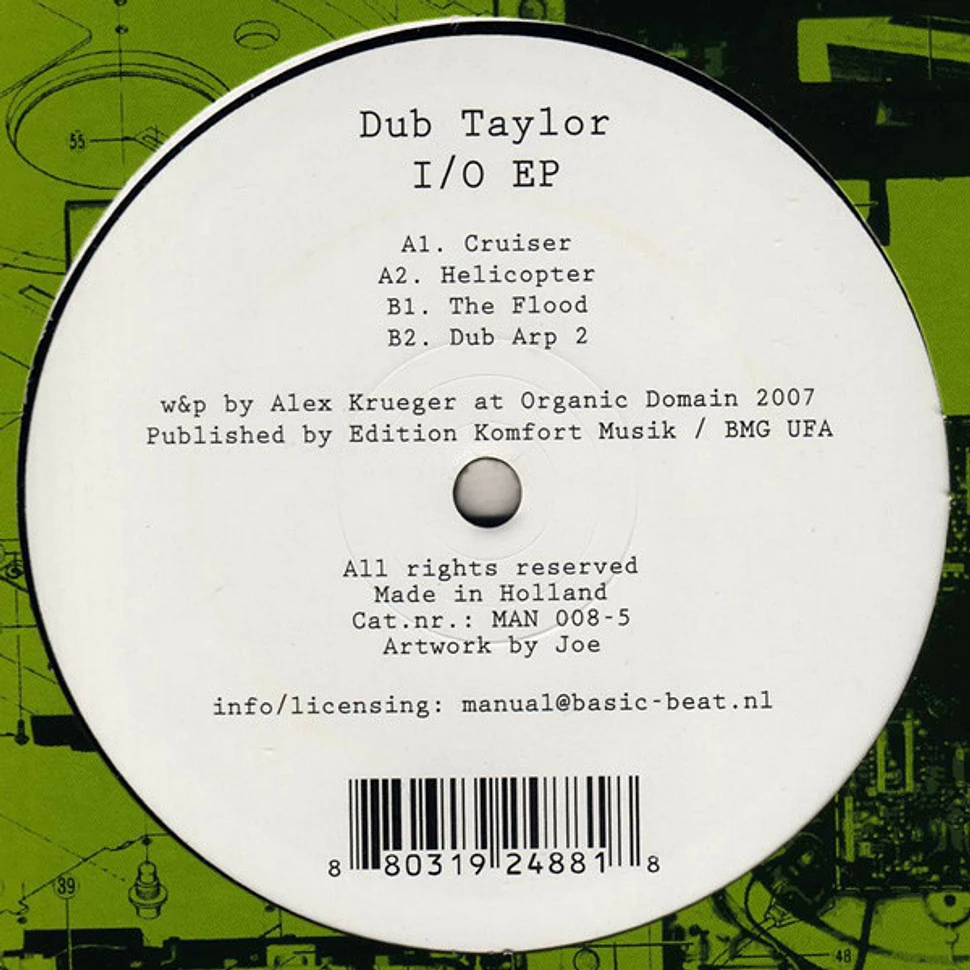 Dub Taylor - I/O EP