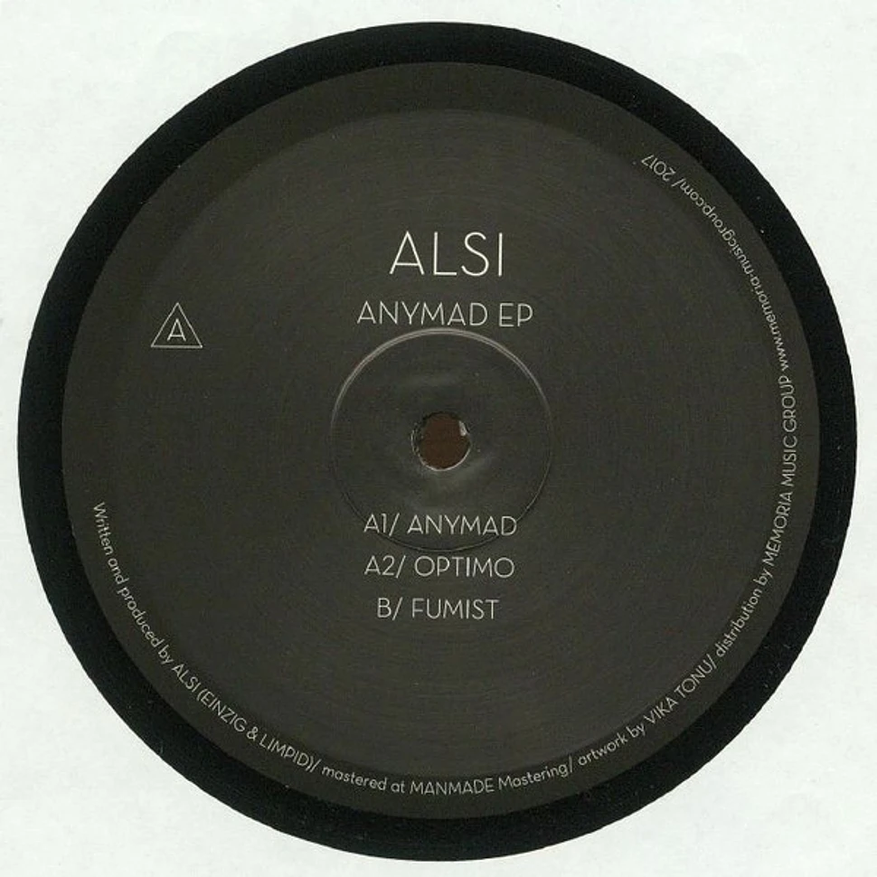 Alsi - Anymad EP