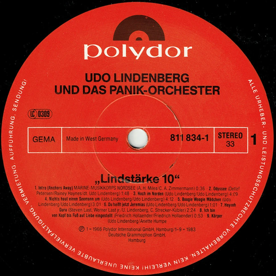 Udo Lindenberg Und Das Panikorchester - Lindstärke 10