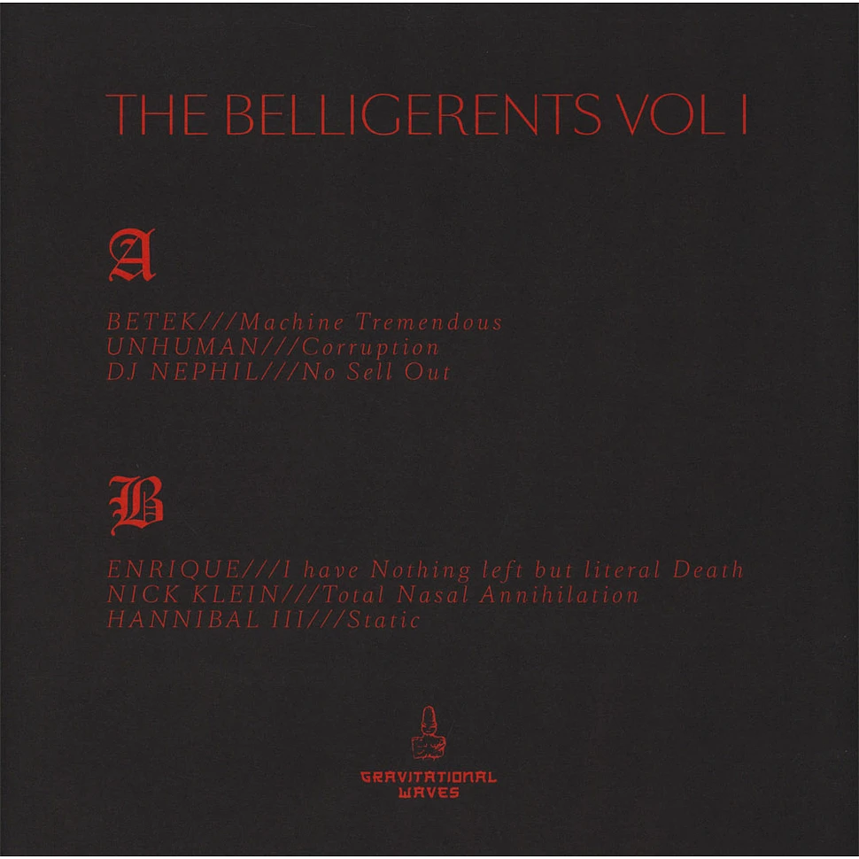 V.A. - The Belligerents Vol I