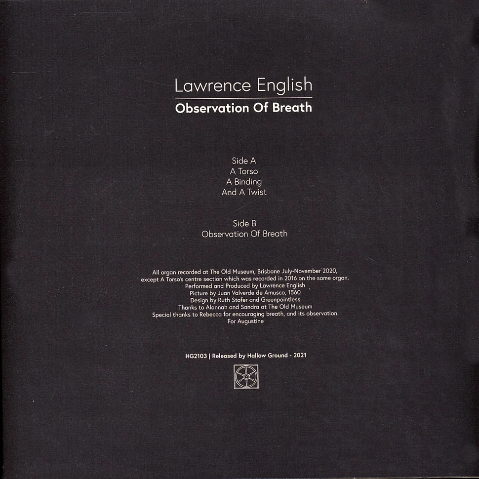 Lawrence English - Observation Of Breath