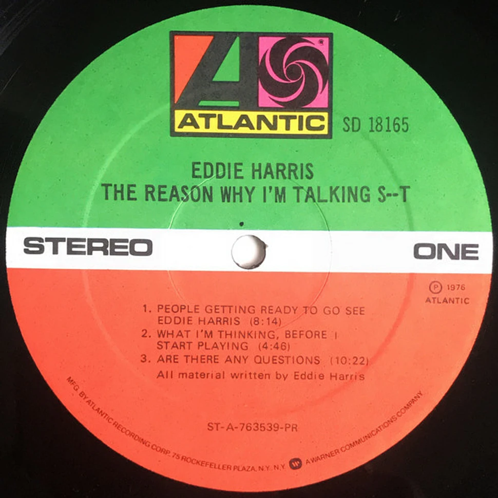 Eddie Harris - The Reason Why I'm Talking S--t