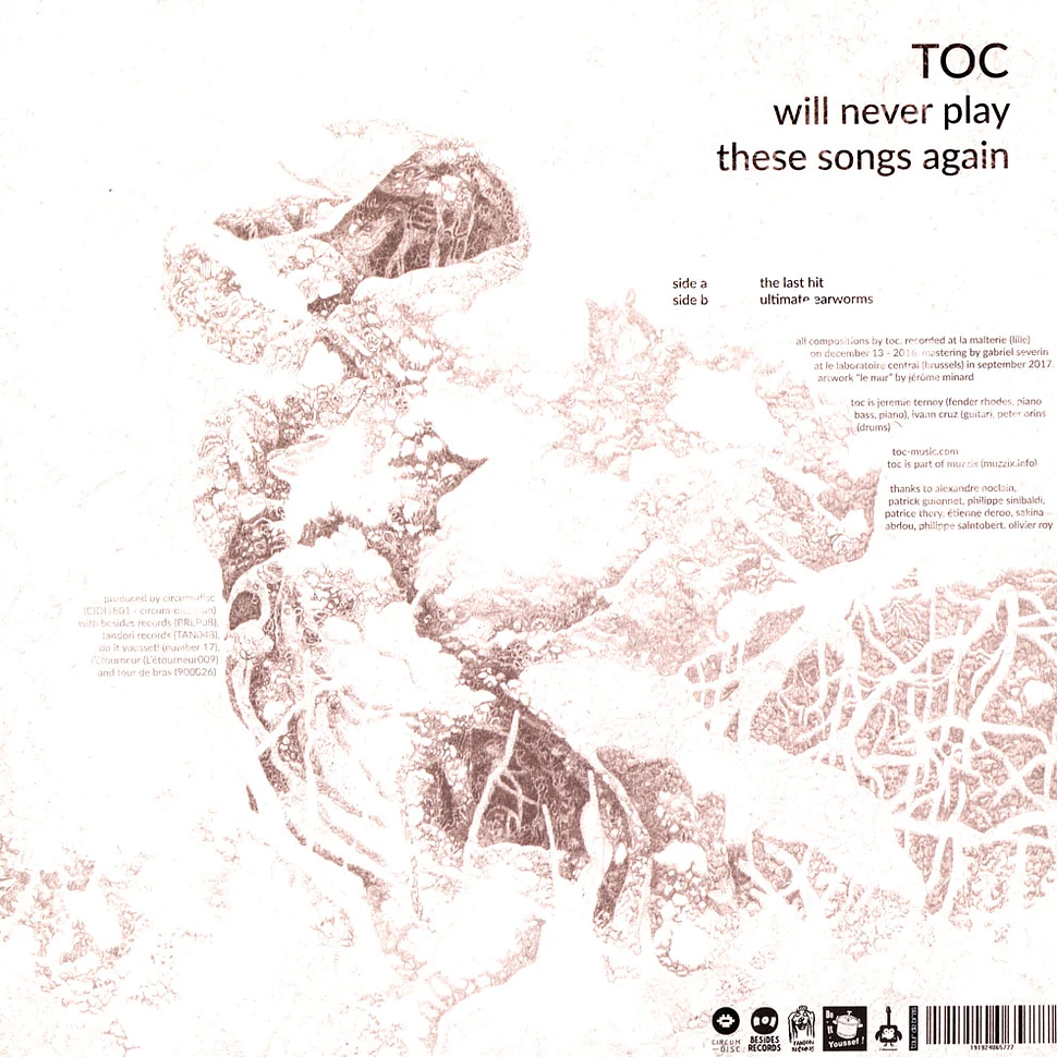 Toc - Will Never Play These Songs Again