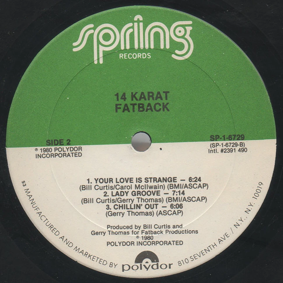 The Fatback Band - 14 Karat