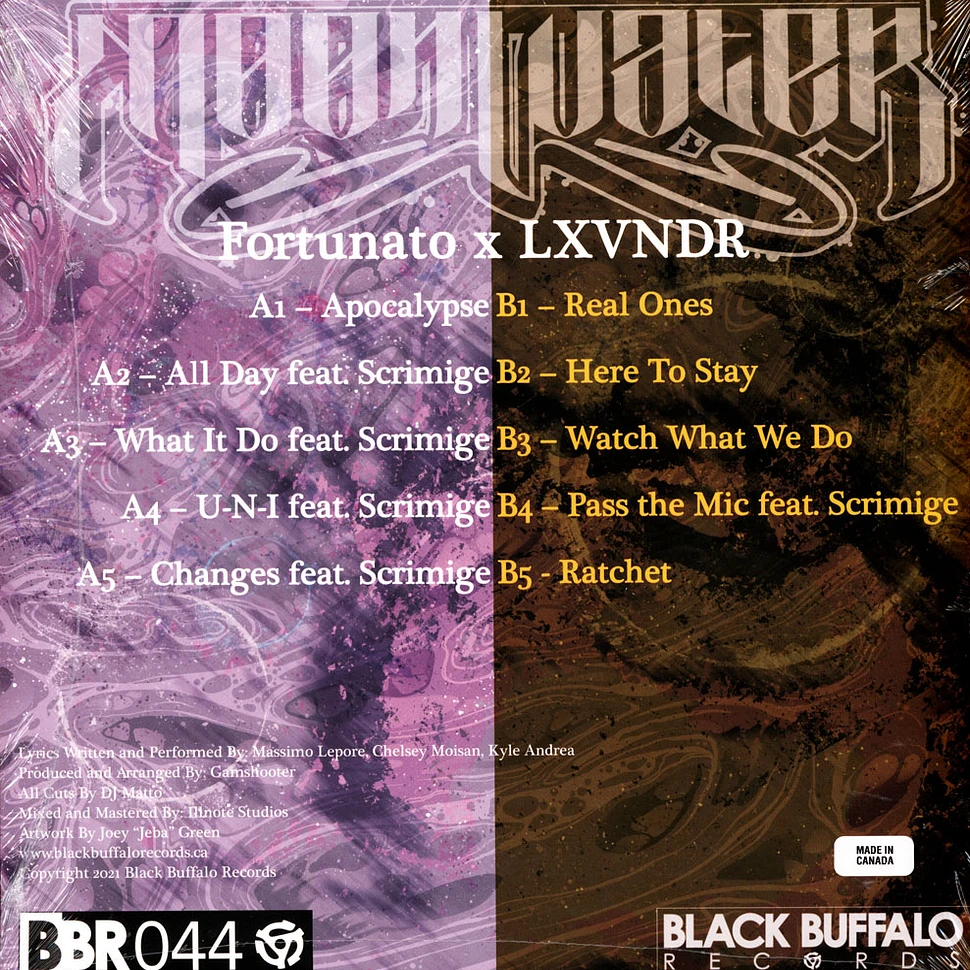 Lxvndr X Fortunato - Moonwater Blue Swirl Vinyl Edition