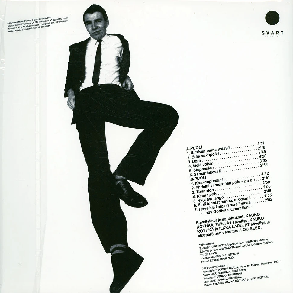 Kauko Röyhkä - Steppaillen Black Vinyl Edition