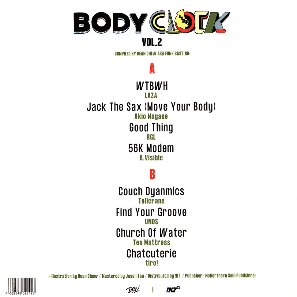 V.A. - Bodyclock 2 Colored Vinyl Edition
