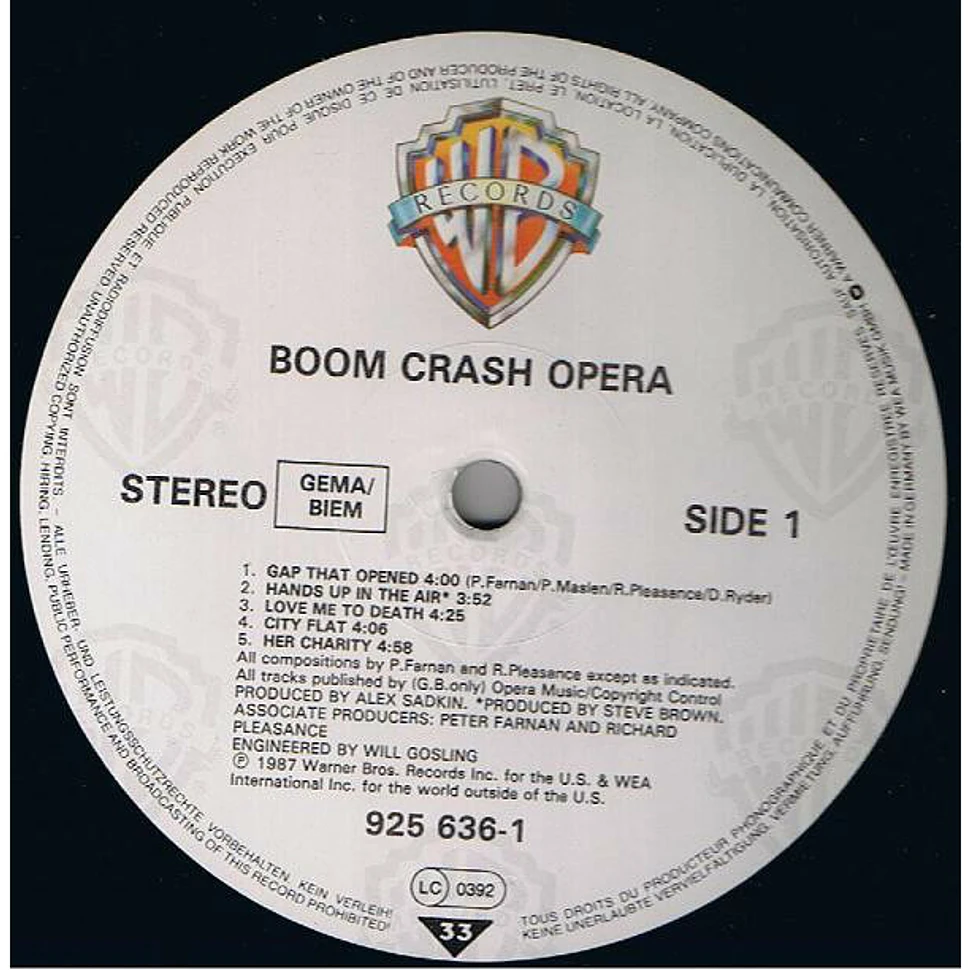 Boom Crash Opera - Boom Crash Opera