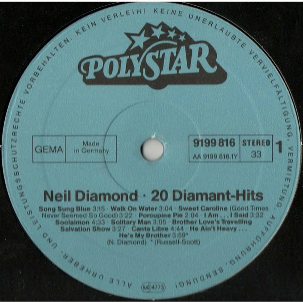 Neil Diamond - 20 Diamant Hits