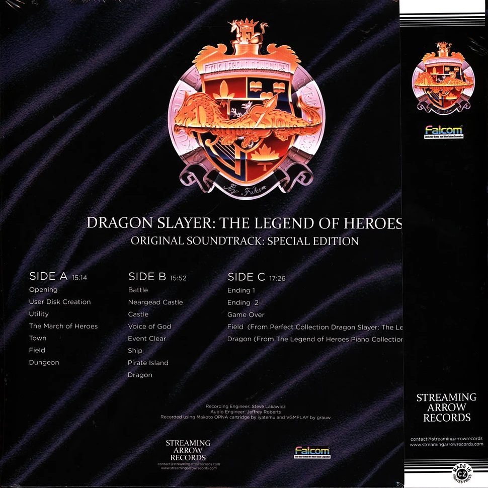 Falcom Sound Team JDK - OST Dragon Slayer: The Legend Of Heroes Original Soundtrack Special Edition Gold Vinyl Edition