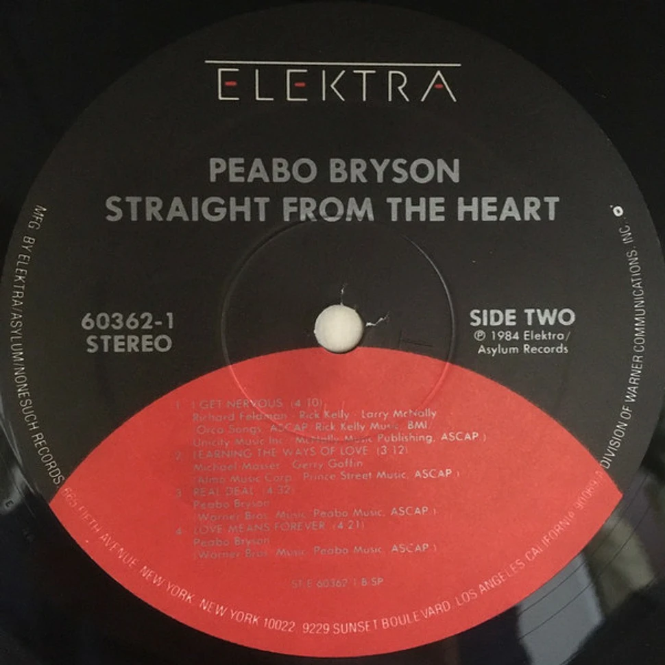 Peabo Bryson - Straight From The Heart