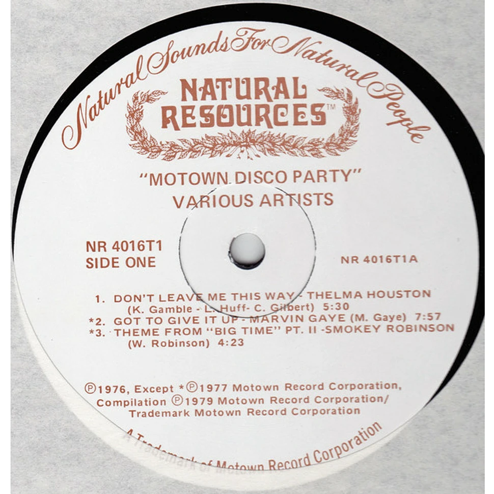 V.A. - Motown Disco Party