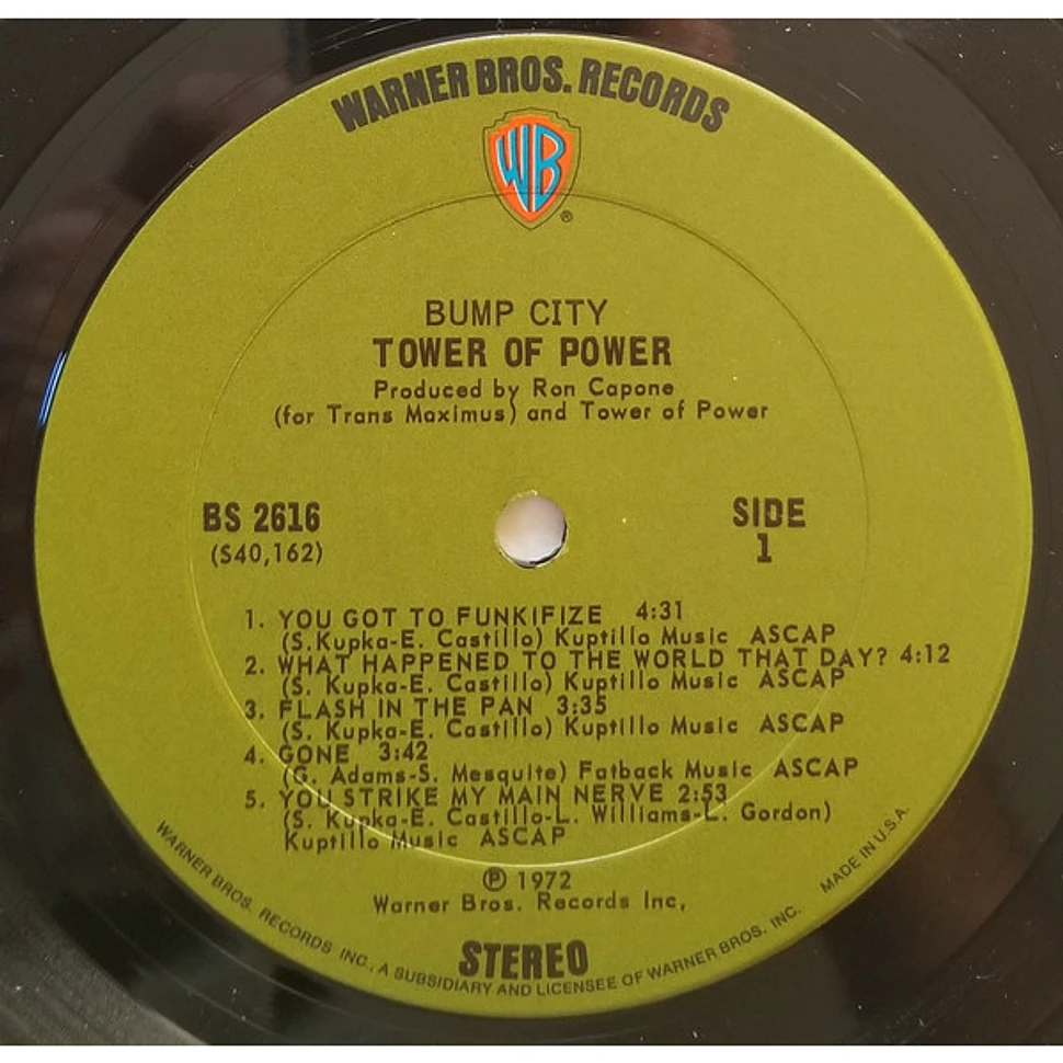 Tower Of Power - Bump City