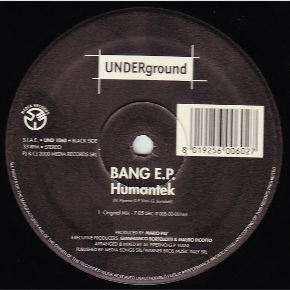 Bang EP - Humantek / Wax