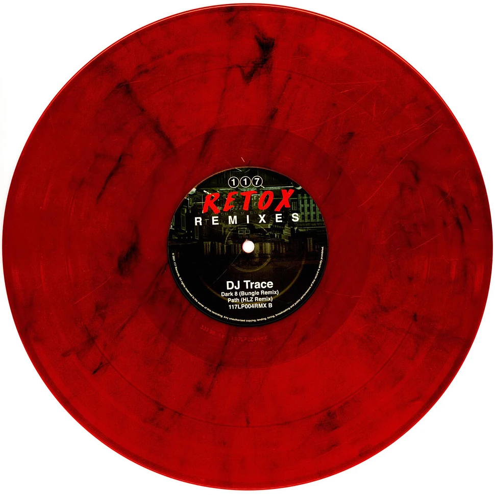 DJ Trace - Retox Remixes Dark Red Marbled Vinyl Edition