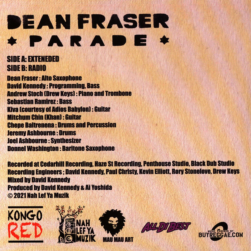 Dean Fraser - Parade (Extended)