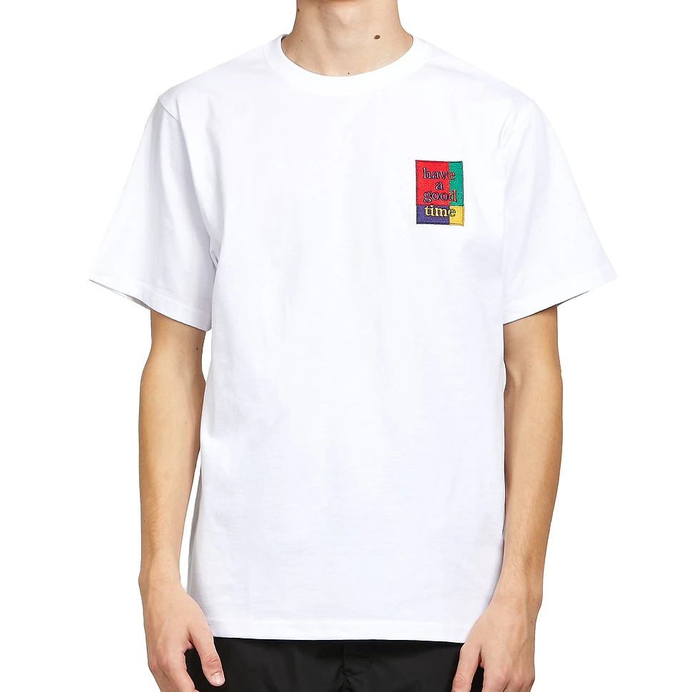 have a good time - 4 Color Embroidered Logo S/S Tee