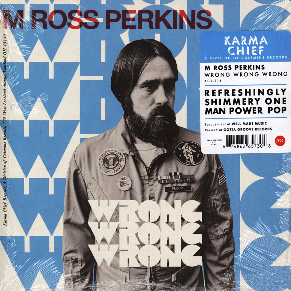 M Ross Perkins - Wrong Wrong Wrong Transparent Red Vinyl Edition