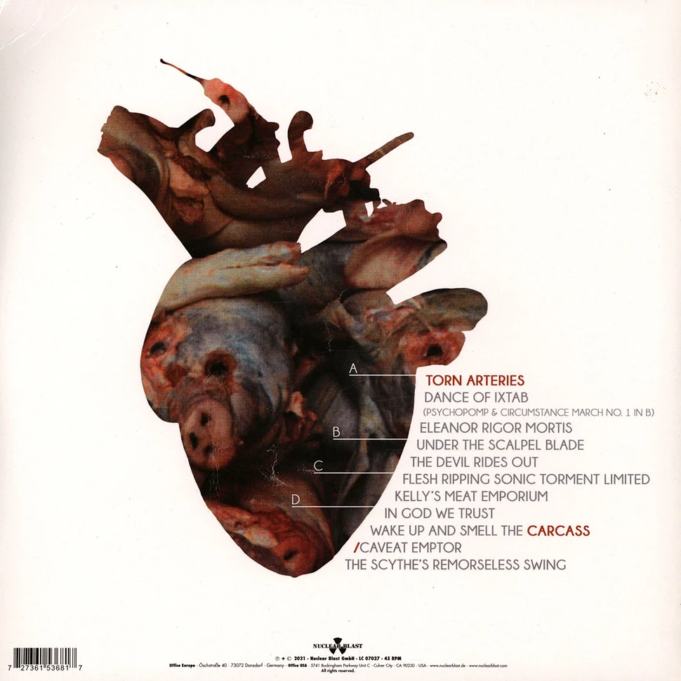 Carcass - Torn Arteries Black Vinyl Edition