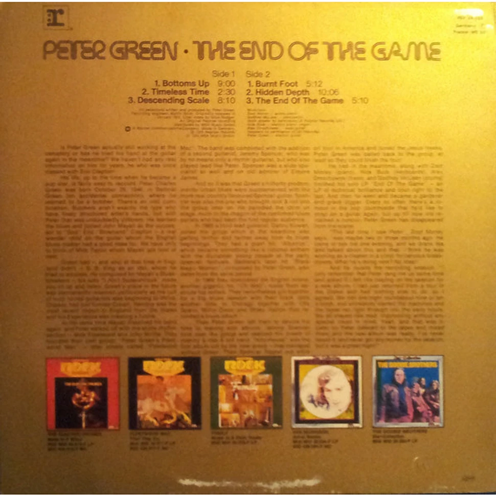 Peter Green - The End Of The Game