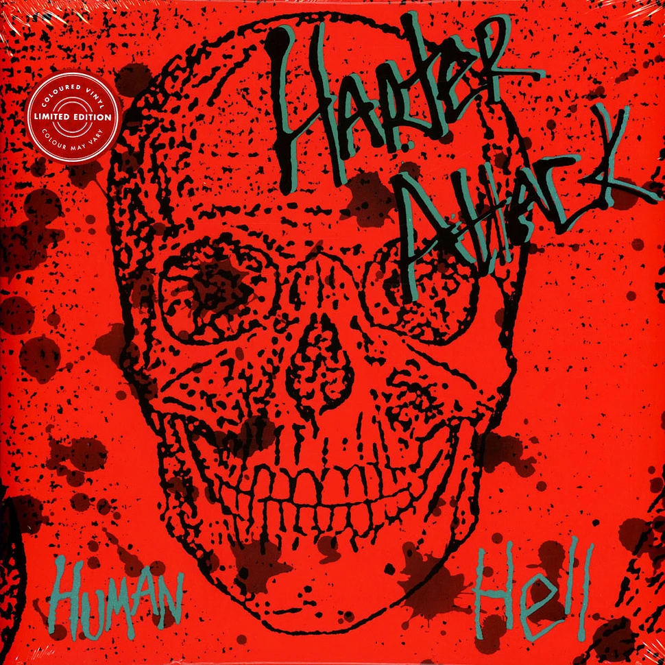 Harter Attack - Human Hell Red / Black Splatter Vinyl Edition