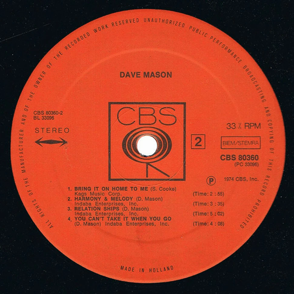 Dave Mason - Dave Mason