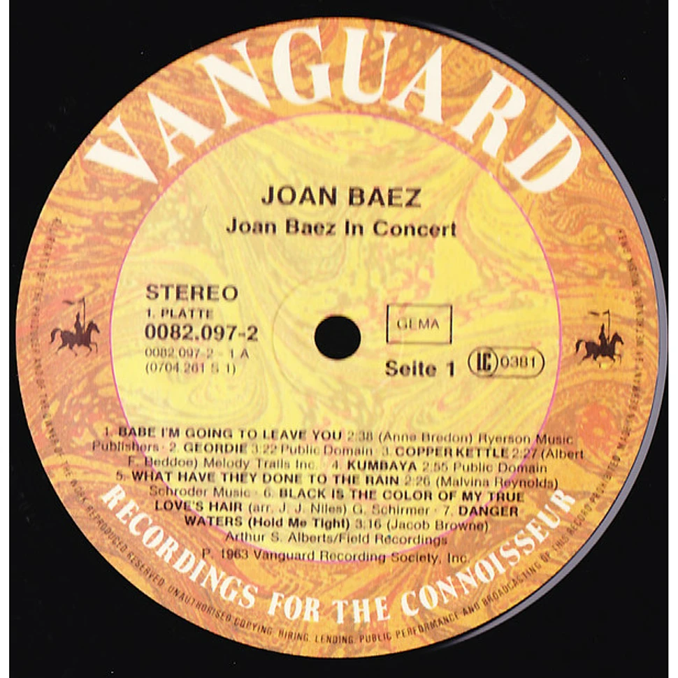 Joan Baez - In Concert (Part 1 & 2)