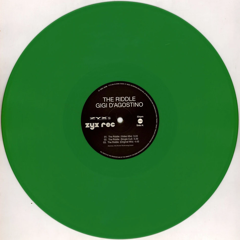 Gigi D'Agostino - The Riddle Opqaue Green Vinyl Edition
