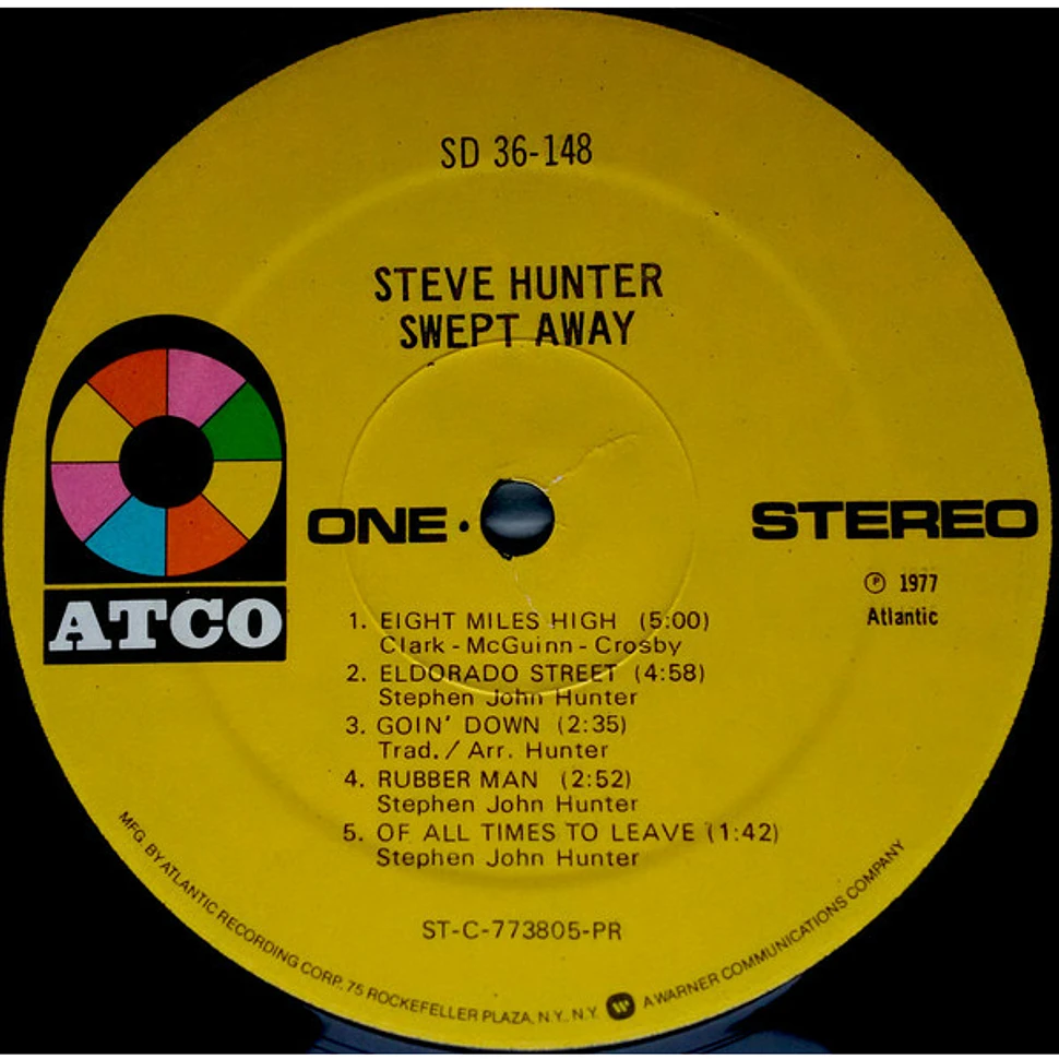 Steve Hunter - Swept Away