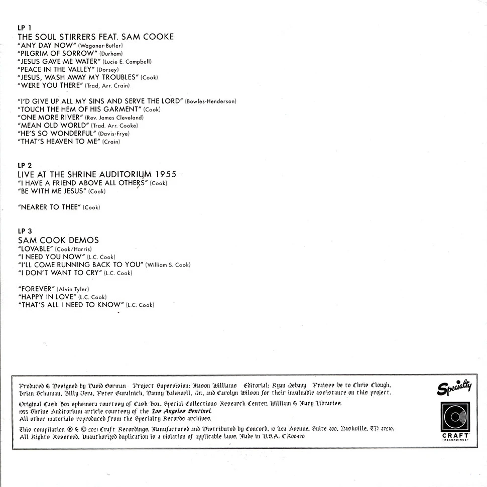 Sam Cooke - The First Mile Of The Way Black Friday Record Store Day 2021 Edition