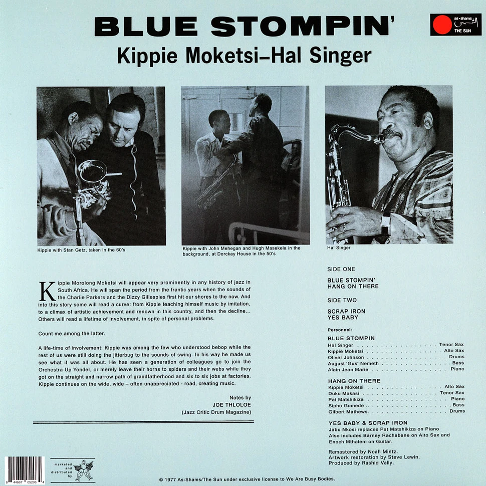 Kippie Moketsi & Hal Singer - Blue Stompin'
