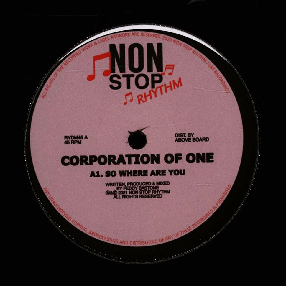 Corporation Of One - So Where Are You / Vanessa Del Rio