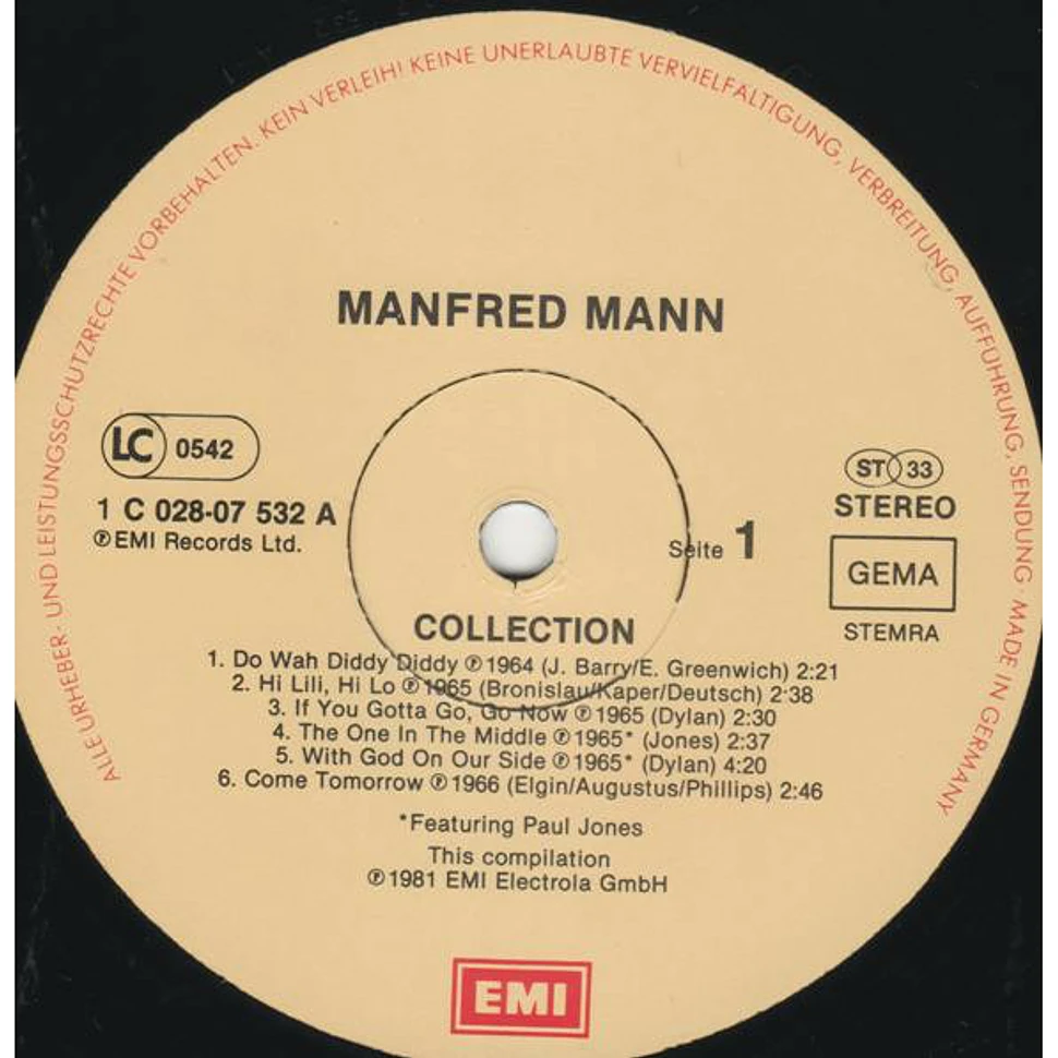 Manfred Mann - Collection