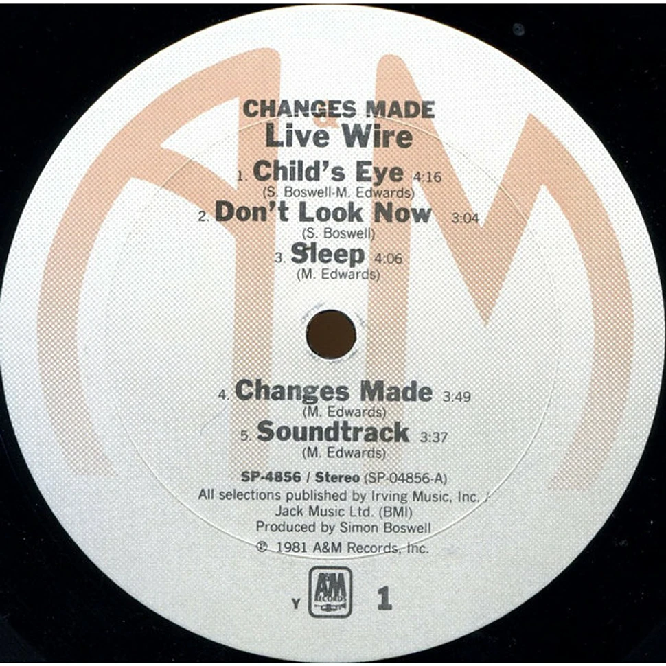 Live Wire - Changes Made