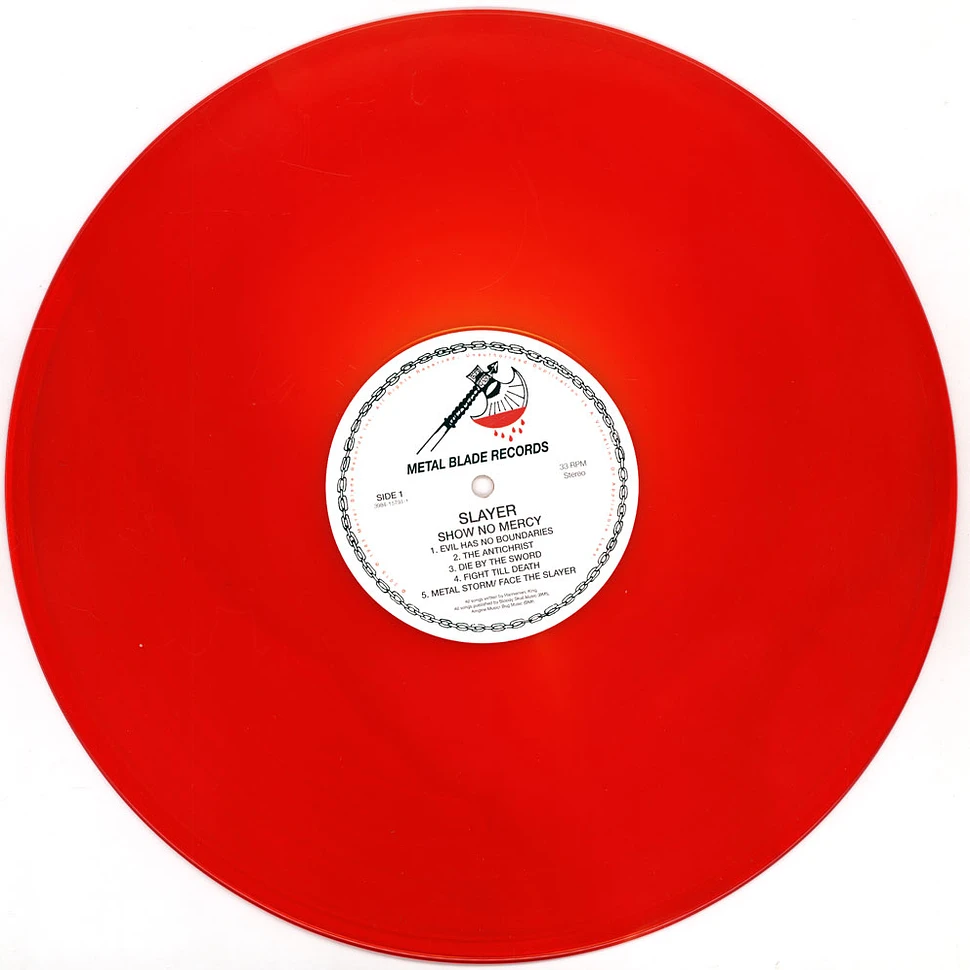 Slayer - Show No Mercy Orange & Red Melted Vinyl Edition