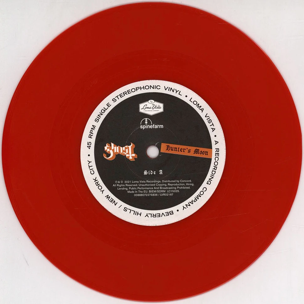 Ghost - Hunter's Moon Indie Exclusive Opaque Red Vinyl Edition