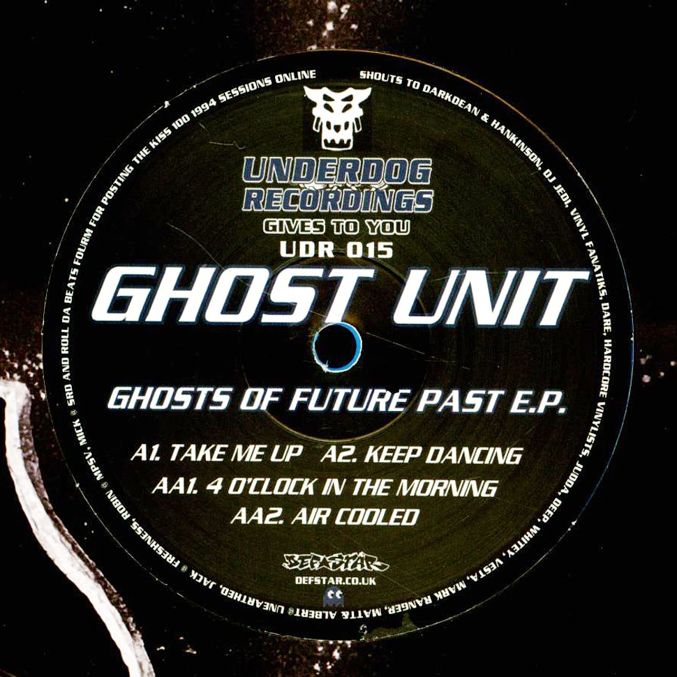 Ghost Unit - Ghosts Of Future Past EP Electronic Blue Vinyl Edition