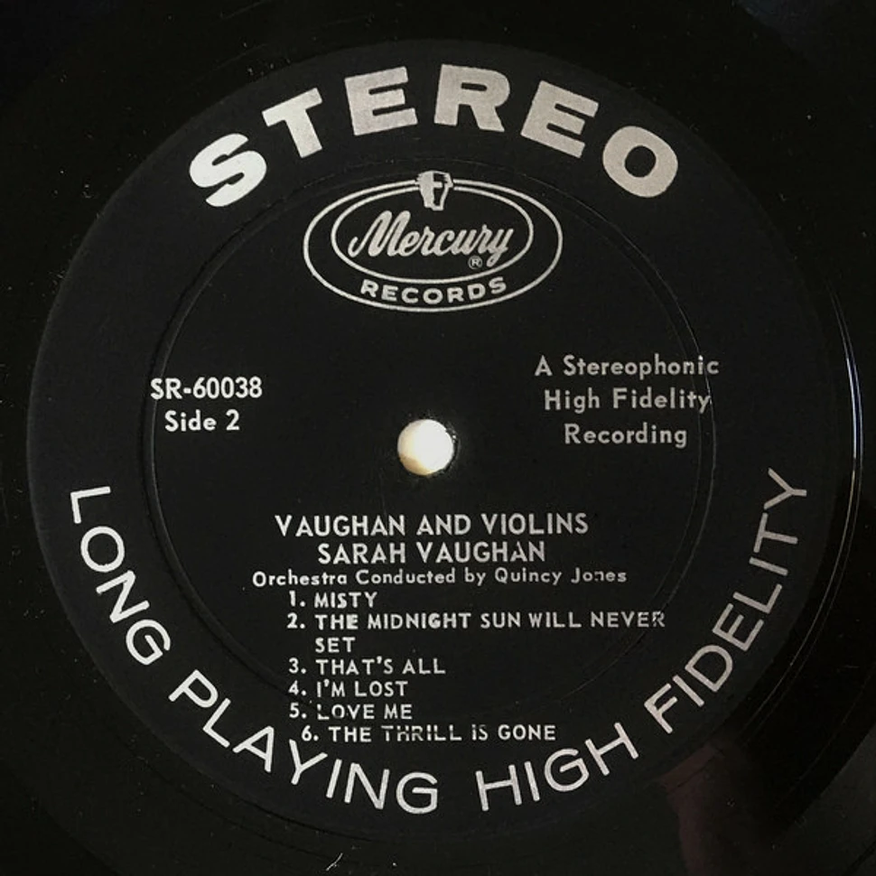 Sarah Vaughan - Vaughan And Violins