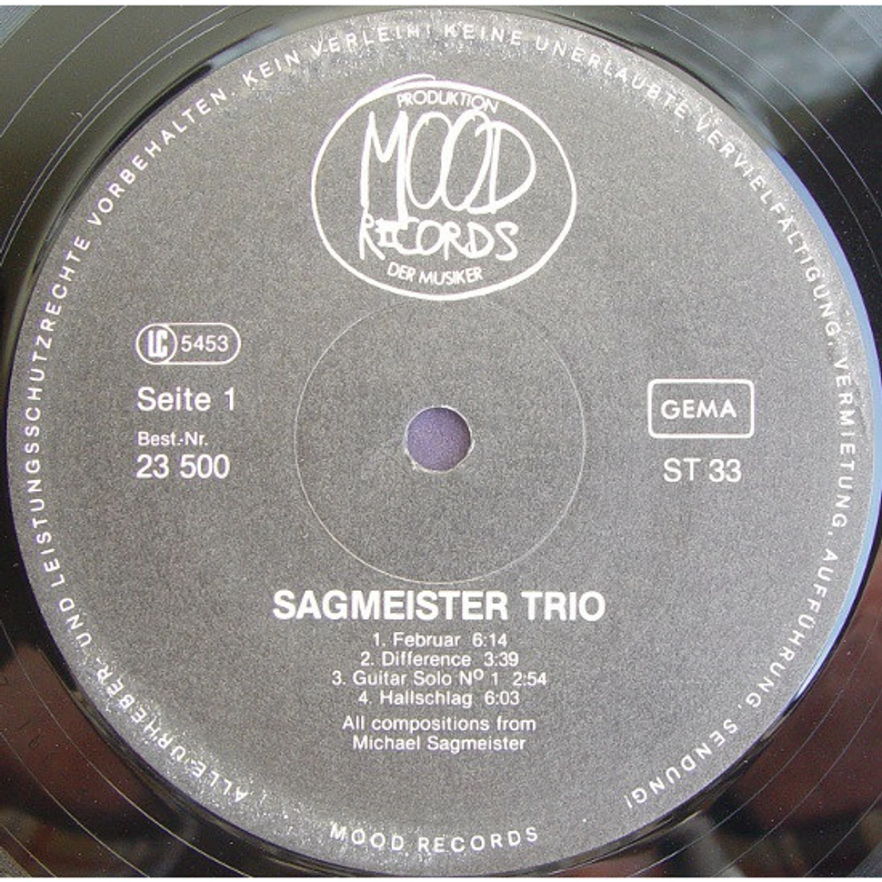 Sagmeister Trio - Sagmeister Trio