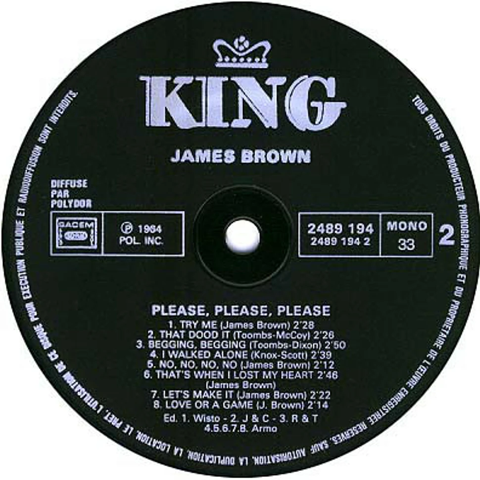 James Brown & The Famous Flames - Please, Please, Please